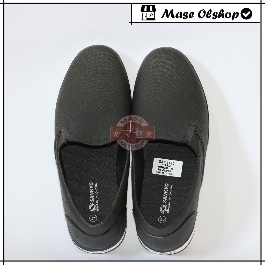 Sepatu Karet Pria Sepatu Slip on Sankyo SAF 1120 Size 39-43