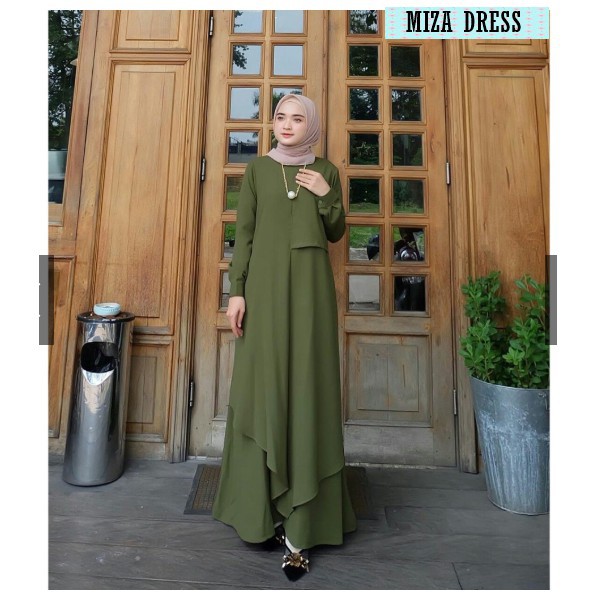 MIZA DRESS BAJU WANITA - Pakaian Dress Maxy Wanita Termurah - HIJAB64   Miza Dress/Pakaian Wanita/Ma