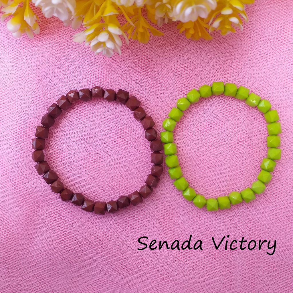 Senada Victory Gelang Anak Kekinian Gelang Manik Warna Aksesoris Anak SGC05