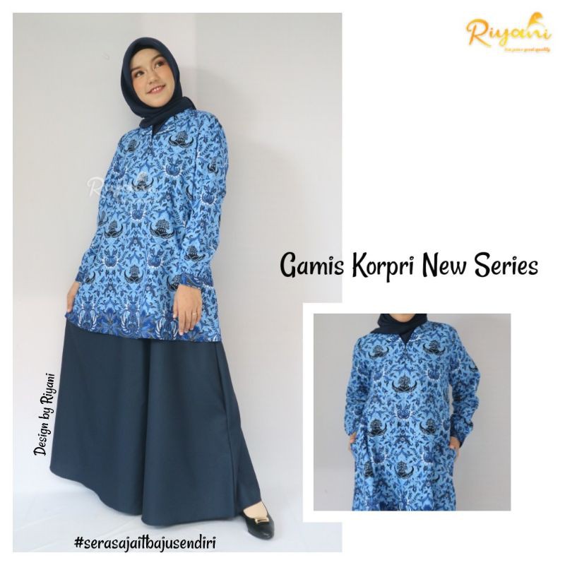 Gamis KORPRI || Seragam Kerja || Seragam Dinas RIYANI