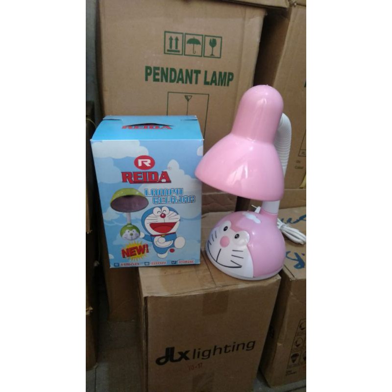 Lampu belajar Reida E27 motif doraemon