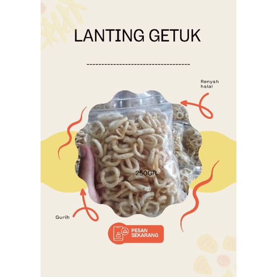 

lanting gethuk cilacap 250gr