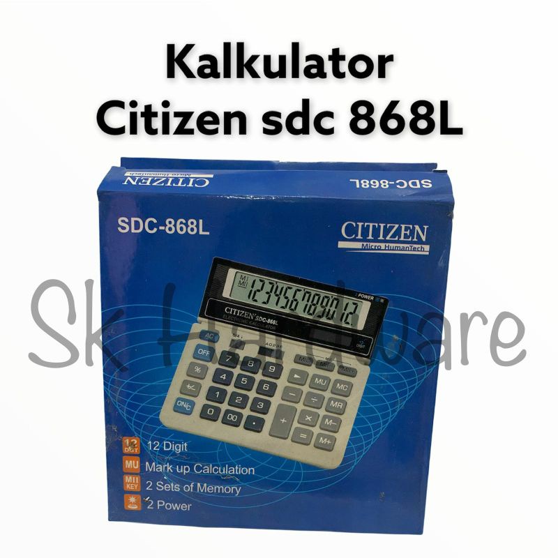 

kalkulator citizen SDC 868L