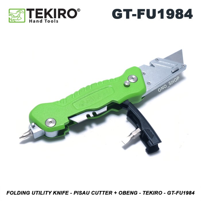 

Sale Folding Utility Knife - Pisau Cutter + Obeng - Tekiro - Gt-Fu1984 Diskon