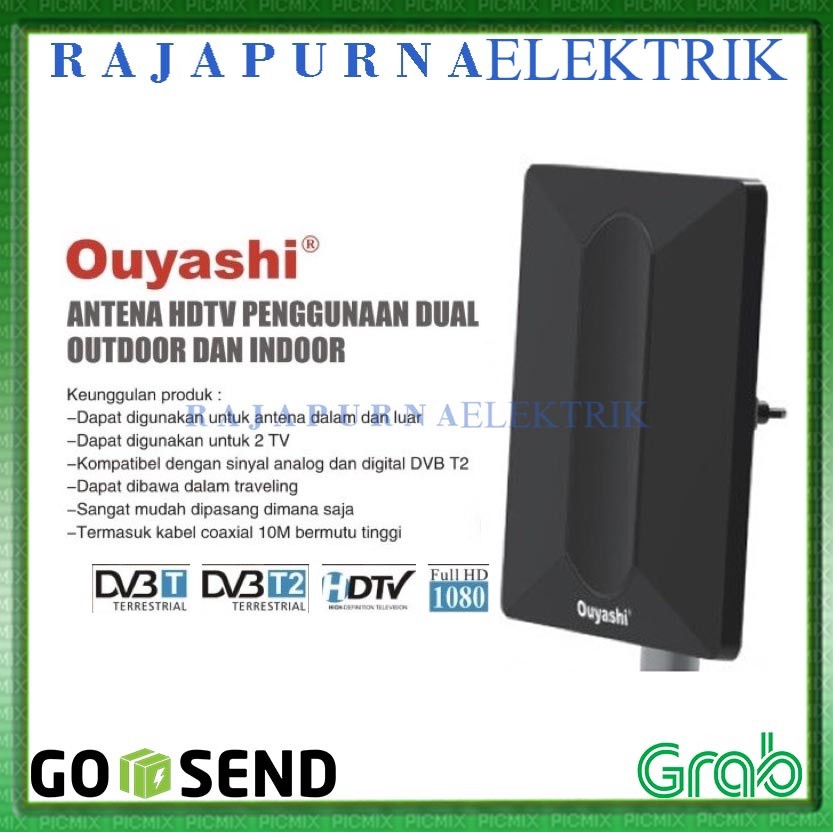 OUYASHI Antena TV digital DVB-T2 luar dalam indoor outdoor ORIGINAL