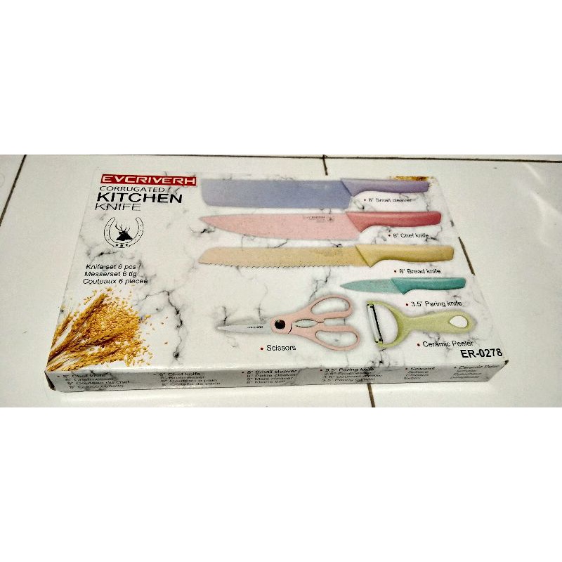 EVCRIVERH CORRUGATED KITCHEN KNIFE ER-0278