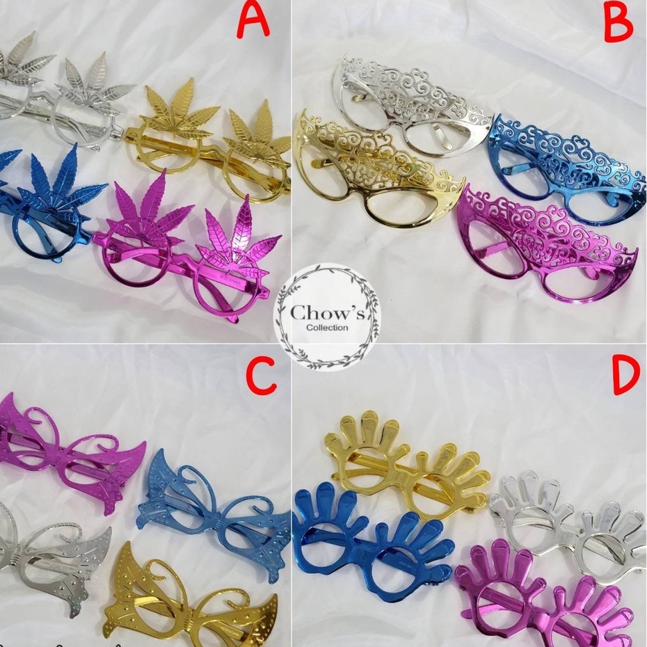 Party Glasses / Kacamata Pesta Aneka Motif