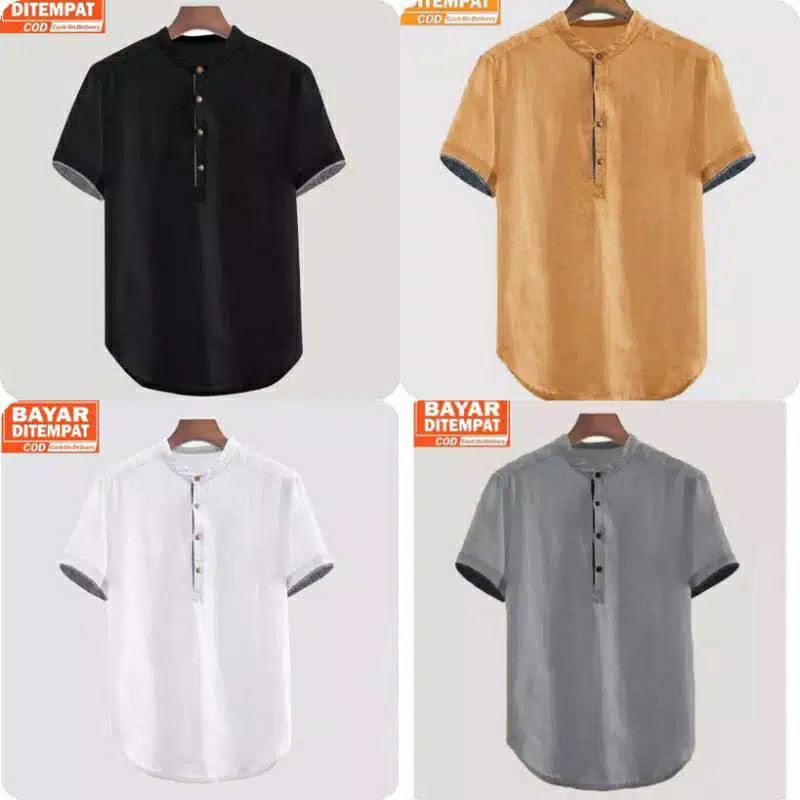 Baju Koko Kurta Hanafi Muslim Wear Casual