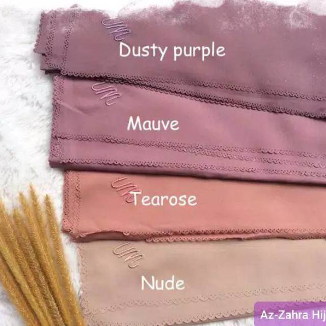 Umama Scarf Kerudung Polos Hijab Segi Empat Jilbab Voal Miracle Plain Syari Daily