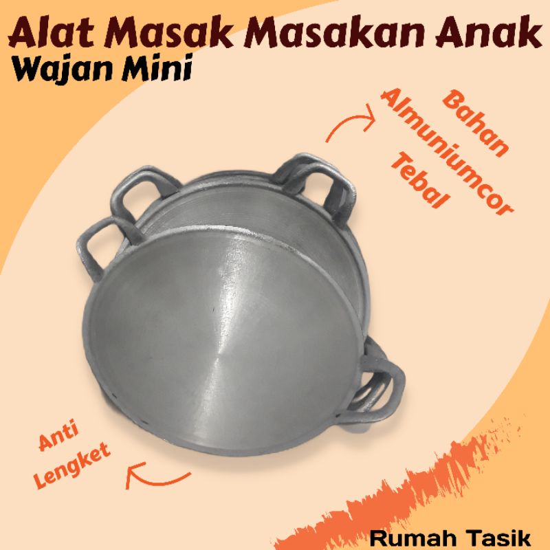 Wajan Mini Dan Pelengkap Mainan Masak Masakan