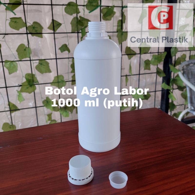 Botol Agro / Labor 1 Liter - Putih