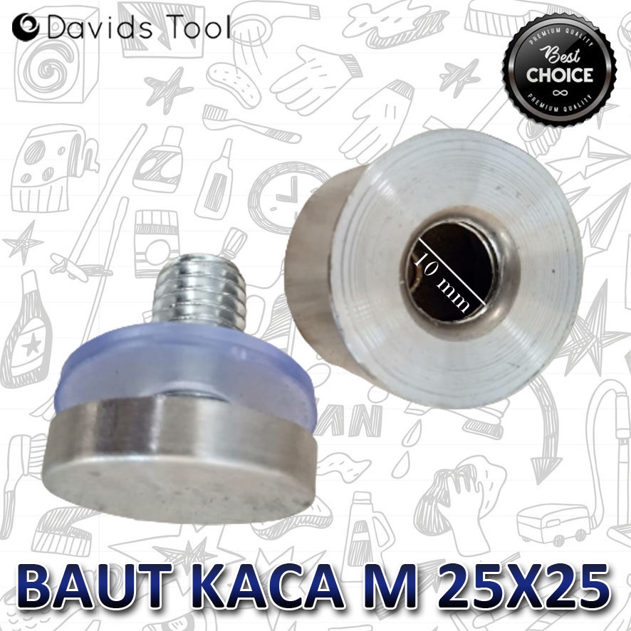 Baut Akrilik Pen Iklan Stainless M25x25
