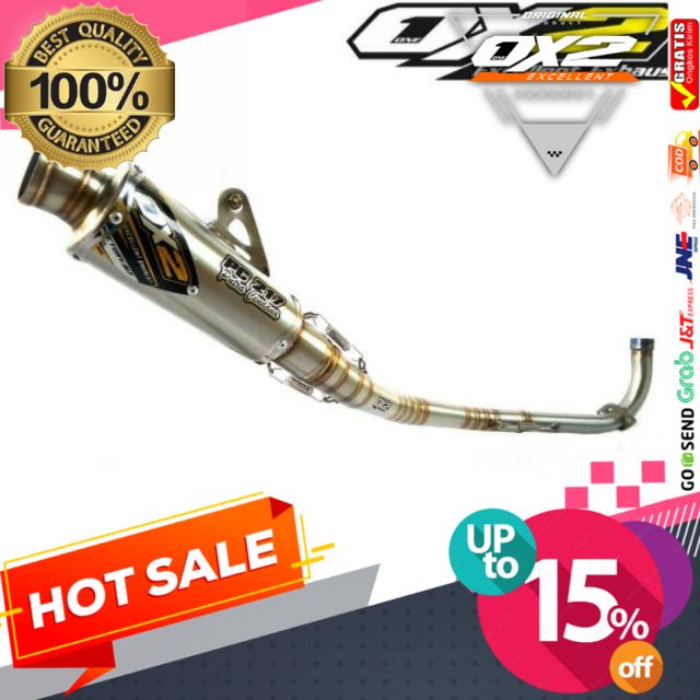 Knalpot jupiter kolong model AHM dengan selencer Type : KCL L-1