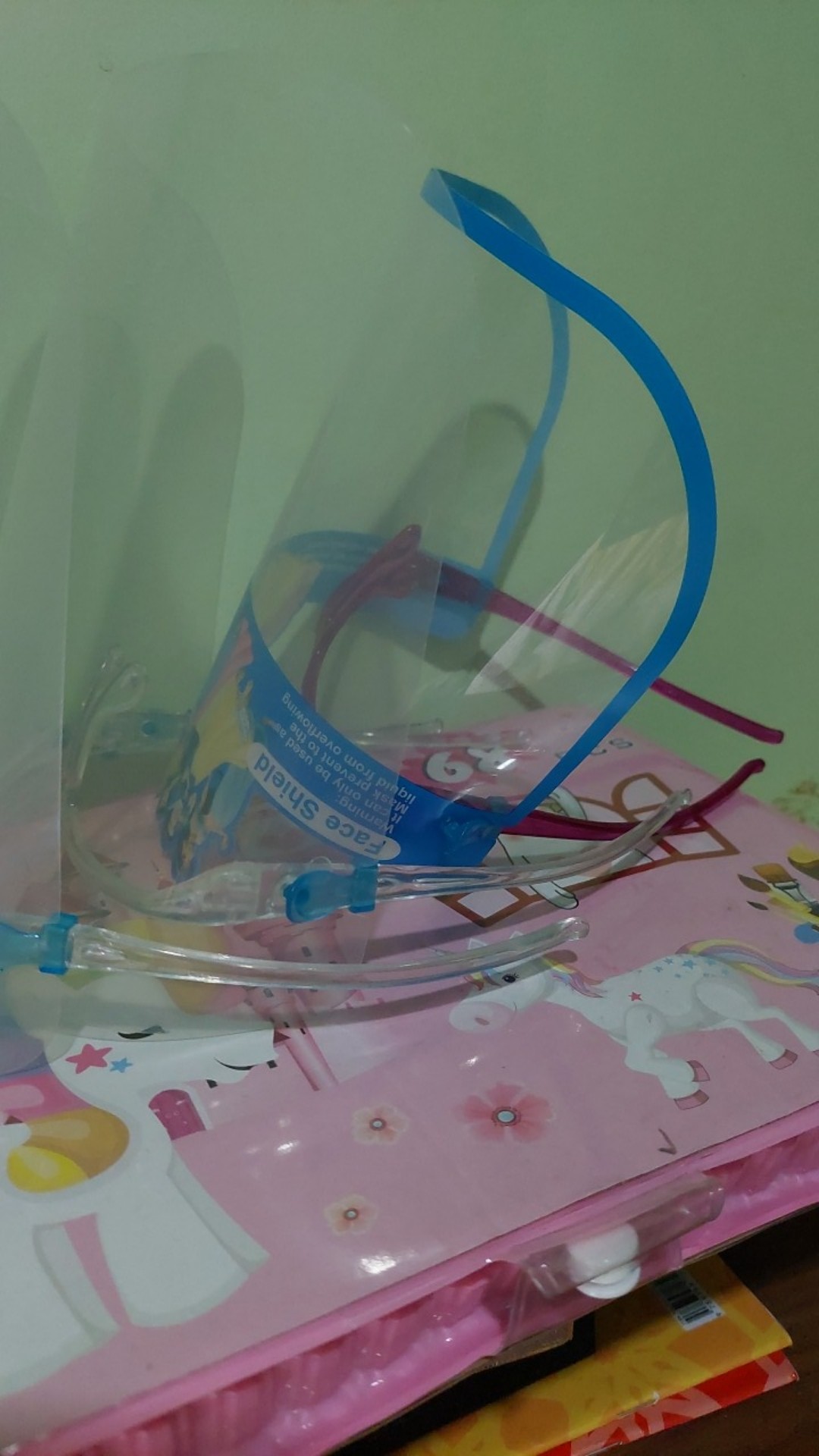 Face Shield Anak / Motif Karakter Bervariasi / Doraemon - Spiderman - Hellokity - Princess