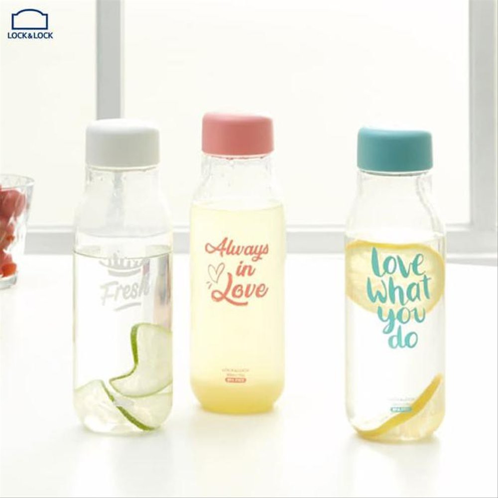 Botol Minum Lock n Lock Milky Water Bottle 500ml / botol murah lock &amp; lock HAP654