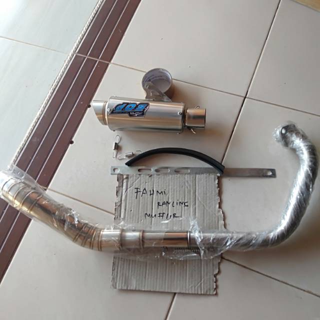 KNALPOT RANCING DOS VIXION R15 TIGER MEGAPRO GL PRO SATRIA FU SONIC MX KING MX NEW MX OLD CB150