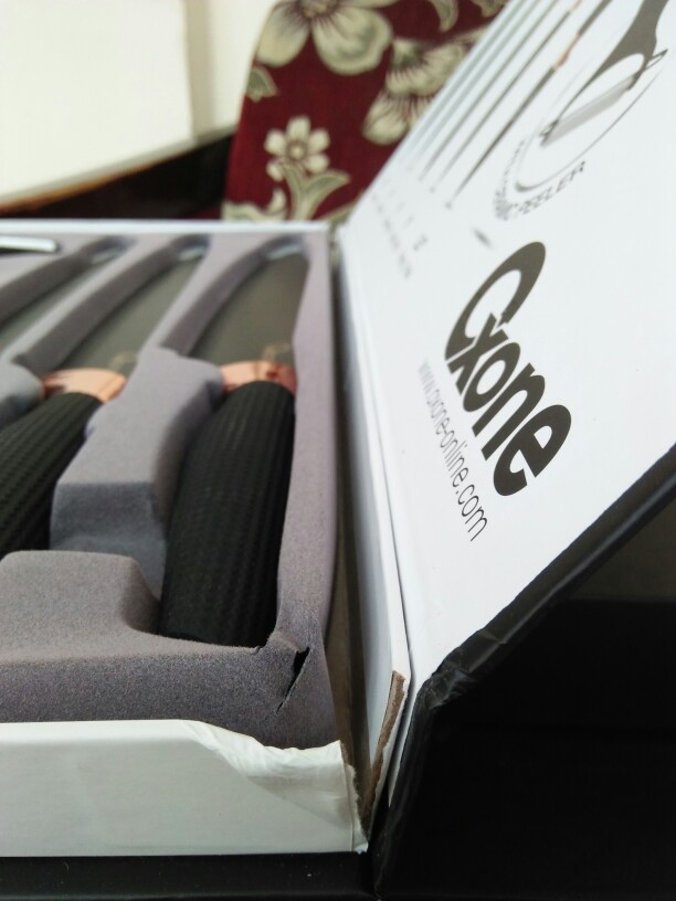 [ Oxone ] Pisau Set Marble Oxone Ox 609n - Black Marble Serie 6pcs