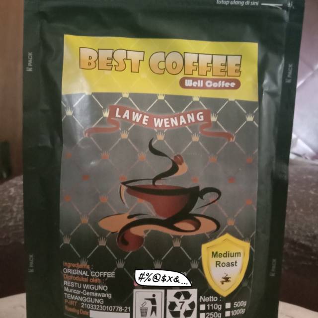 

Jual kopi bubuk medium roast
