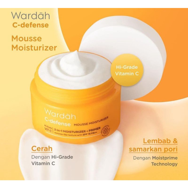 Wardah C-Defense Mousse Moisturizer