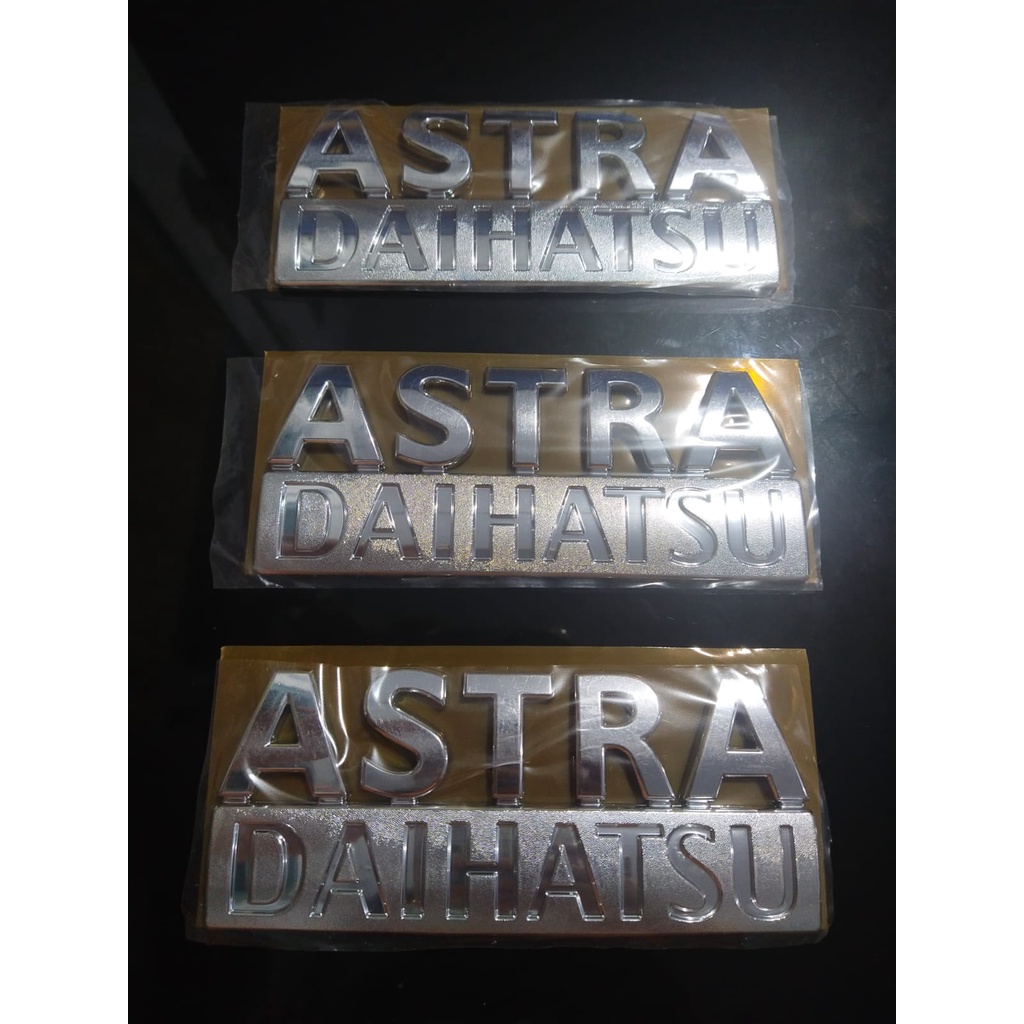 Emblem Logo Tulisan Astra Daihatsu Ori