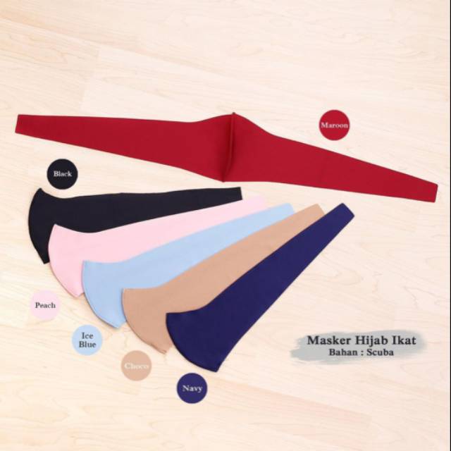 Masker Hijab Ikat