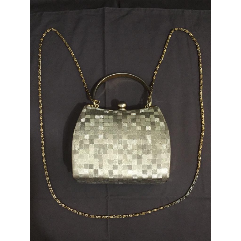 Lorica Gold party bag Vintage style