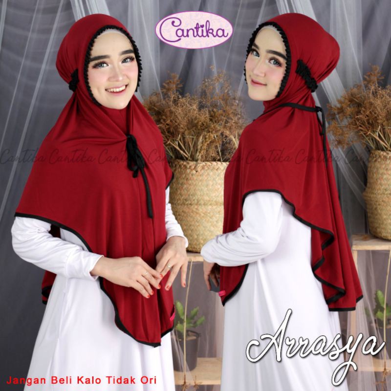 Bergo Arrasya 3in1 Original Cantika Hijab