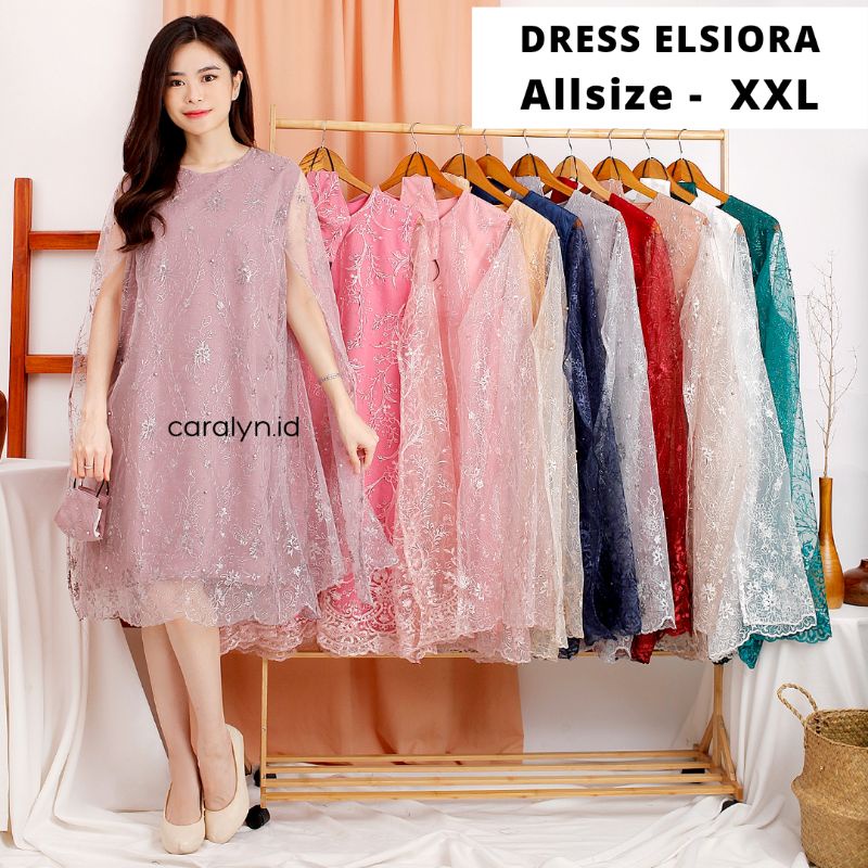 DRESS BRUKAT WANITA ELSIORA