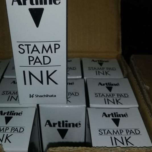 

➮ tinta stempel (stamp pad ink) artline 50cc/50ml ♟