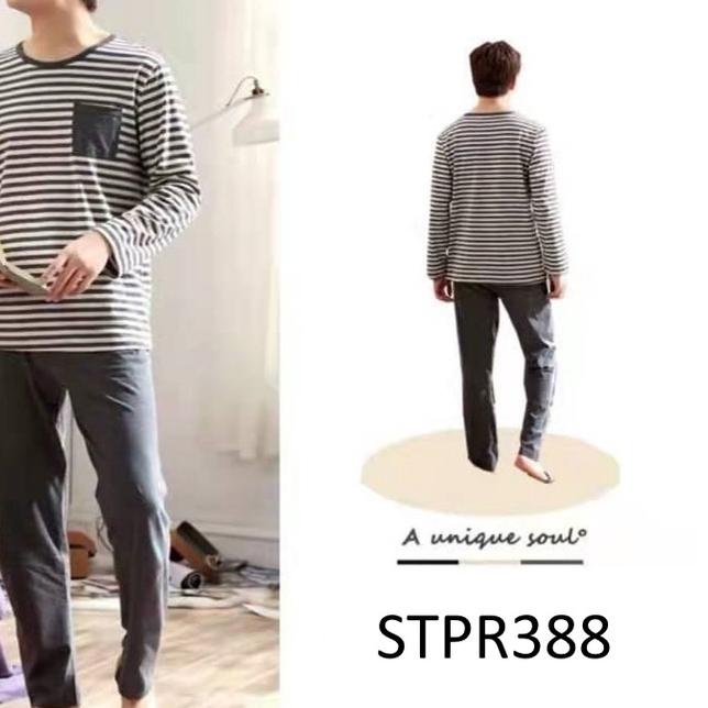 ♛ Piyama Pria Baju Tidur Pria - Lengan Panjang Celana Panjang - Piyama Laki ❂