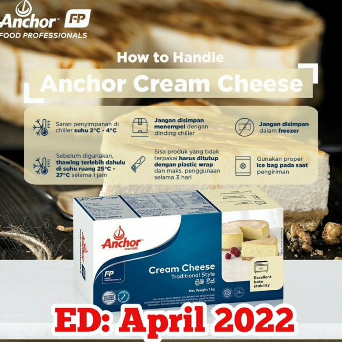 

Krim- Anchor Cream Cheese 1 Kg -Krim.