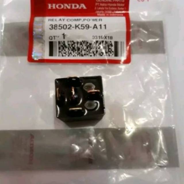 38502-K59-A11 HGP AHM 100% RELAY  COMP POWER RELAY PENGISIAN VARIO 150 ORI AHM 38502K59A11