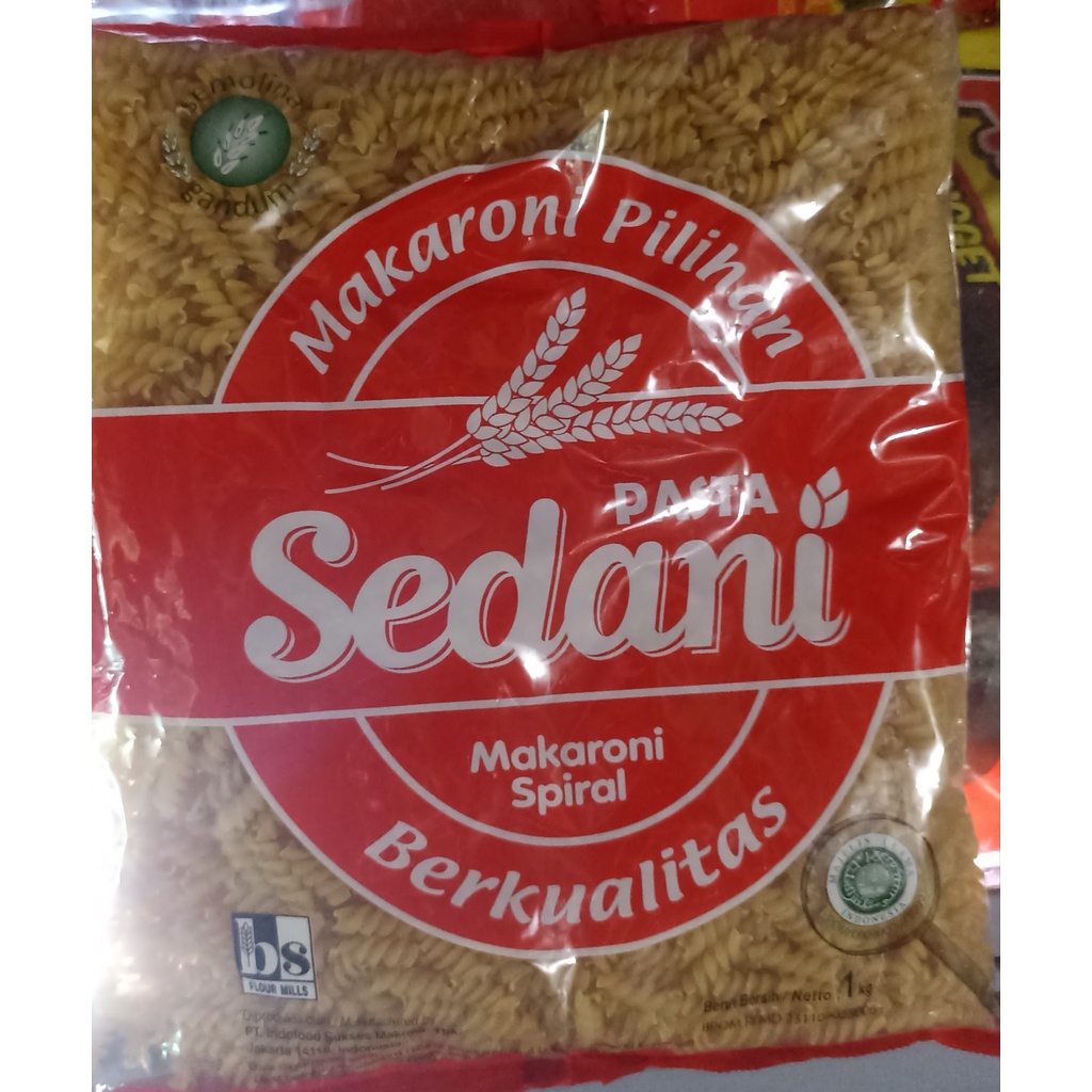 

Sedani Makaroni Ulir 1kg