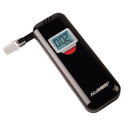 AlcoHAWK Elite Slim Digital Breathalyzer,alat ukur kadar alkohol