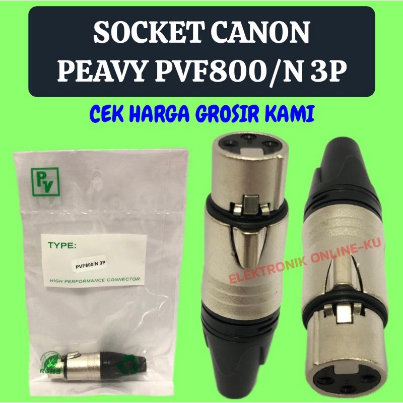 SOCKET CANON PEAVY PVF800N 3P