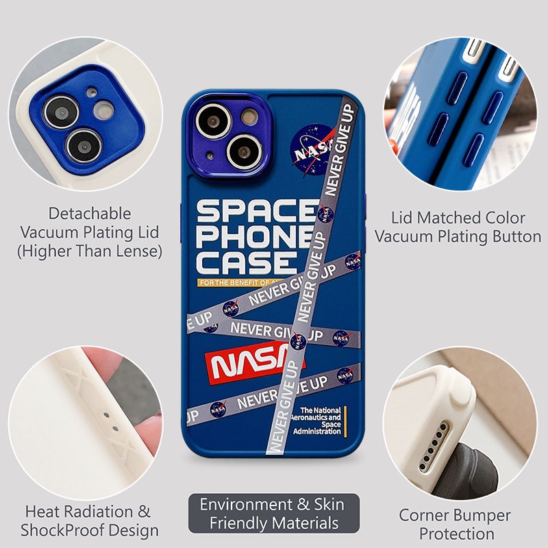 Case Matte Motif Astronot Untuk Iphone 13 Pro Max 12 11pro Max X Xs Xsmax 7 8 Plus