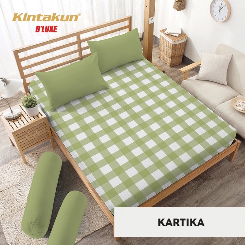 (BISA COD)SPREI KINTAKUN DELUXE UK 180*200 CM DIJAMIN TIDAK LUNTUR