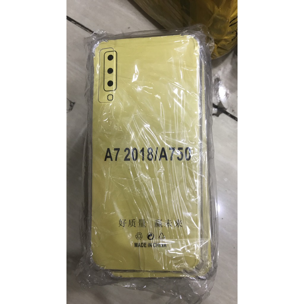 Anti crack softcase sarung kondom silikon bening Samsung a7 2018 a750