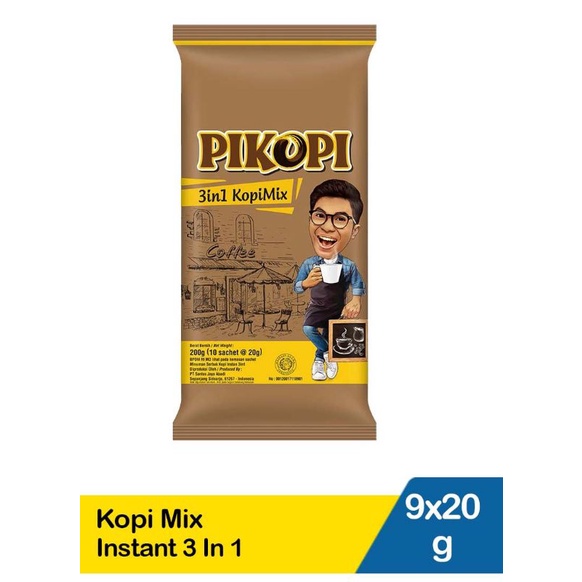 

Pikopi Kopi Mix Instant 3 In 1 9X20g