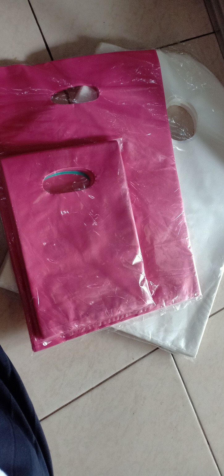 <ecer> Plastik Olshop  Pe Gunung Uk 30x41 Tebal 0,7 Plastik Packing Baju Plastik Distro Tanpa Sablon