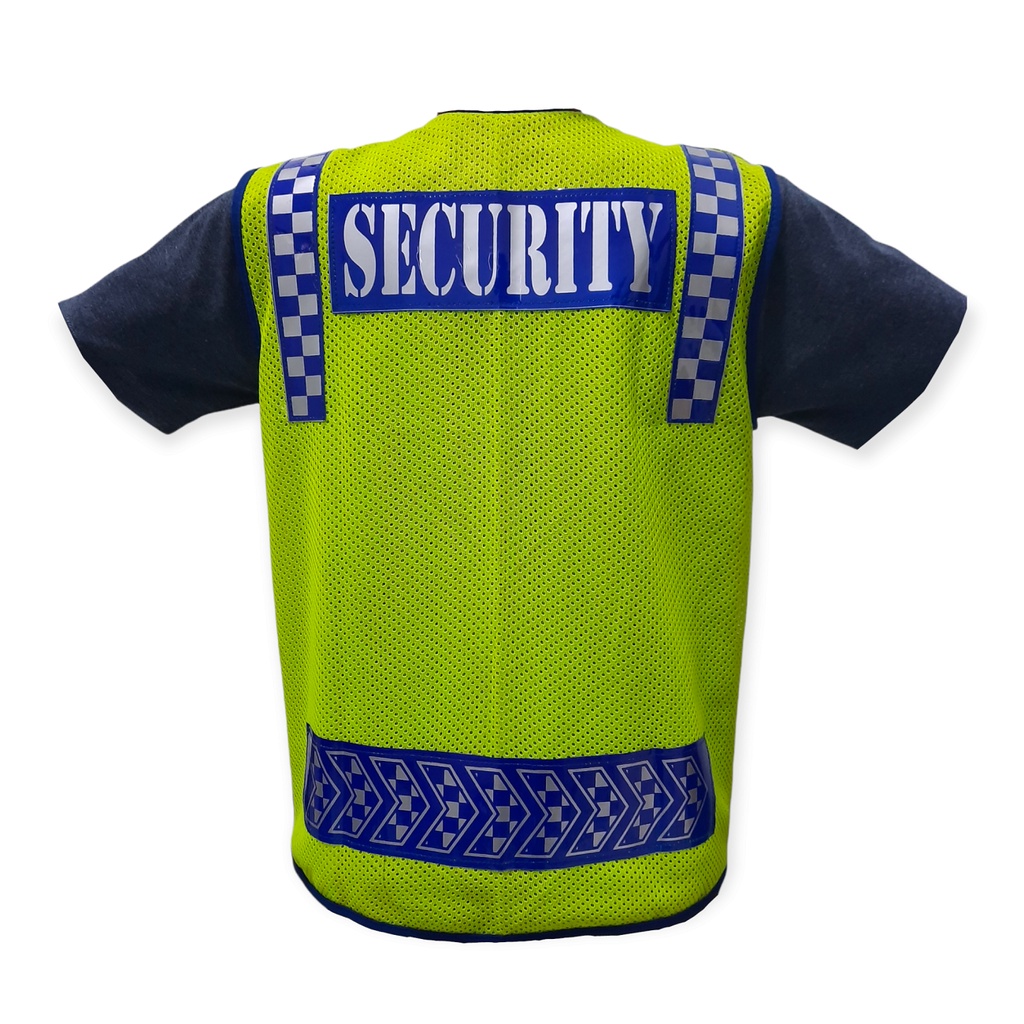 Rompi/vest security/satpam jala/jaring scotilite hijau