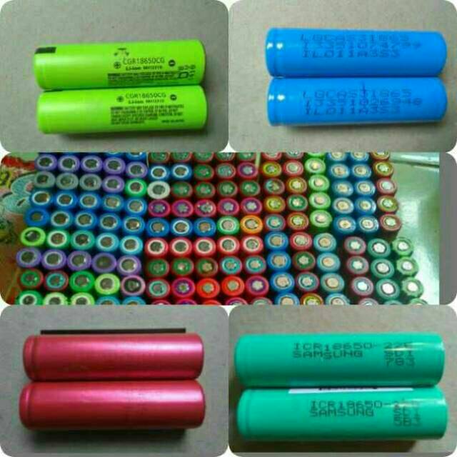 Baterai Original ex laptop 18650 ( baterai cas )