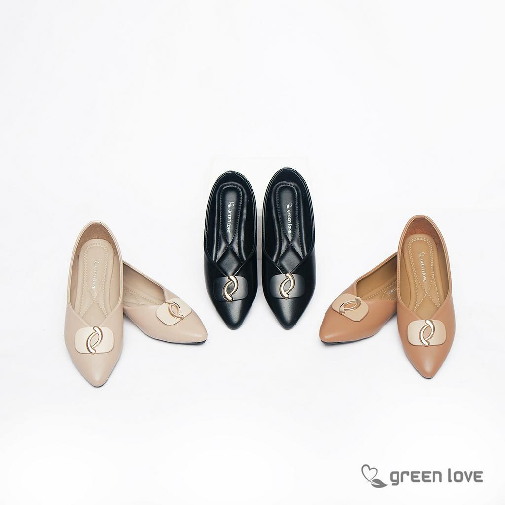 Green Love Sepatu Flat Wanita ZENITH