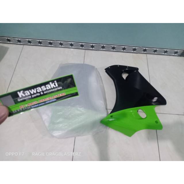Fairing bawah ninja rr old SE hitam hijau 2010 2011 original Kawasaki
