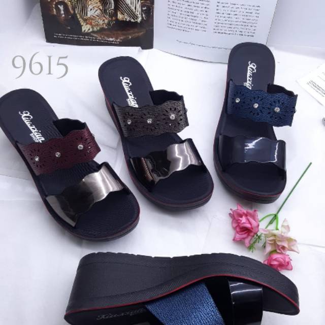 Sandal XIU XIAN/ 9615/ Tinggi Rata 4cm/ Size36-40