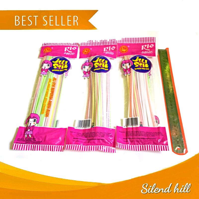 

Jelly Stick/Permen Jelly Stick Panjang/Permen Rasa Buah