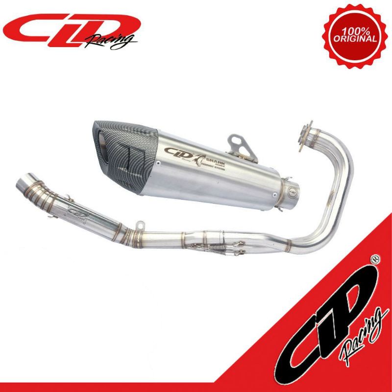 KNALPOT CLD RACING YAMAHA R25 MT 25 SHARK SERIES