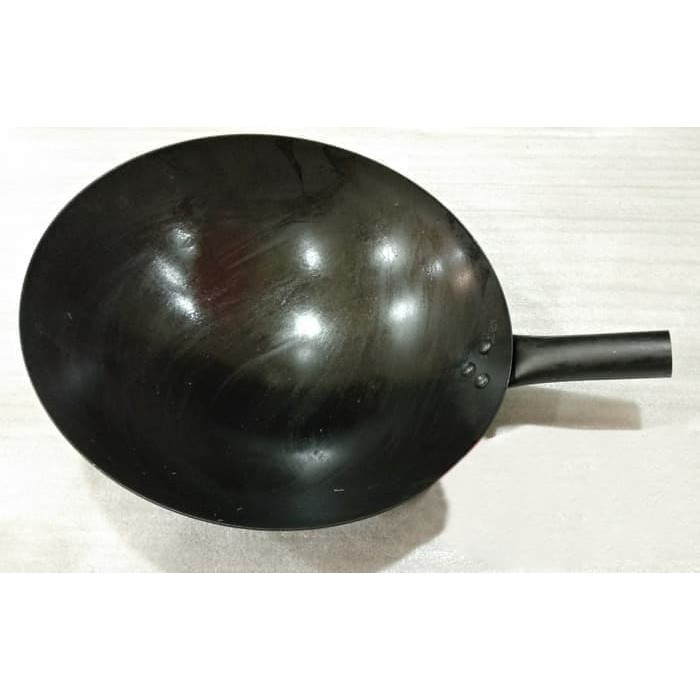 Bima Chef Wajan Kuali Besi Hitam Heavy BP1951632 Black Steel Shanghai