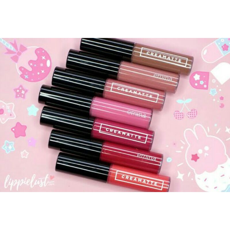 EMINA CREAMATTE lipcream/ lipmatte/ lipstik/ emina lipcream