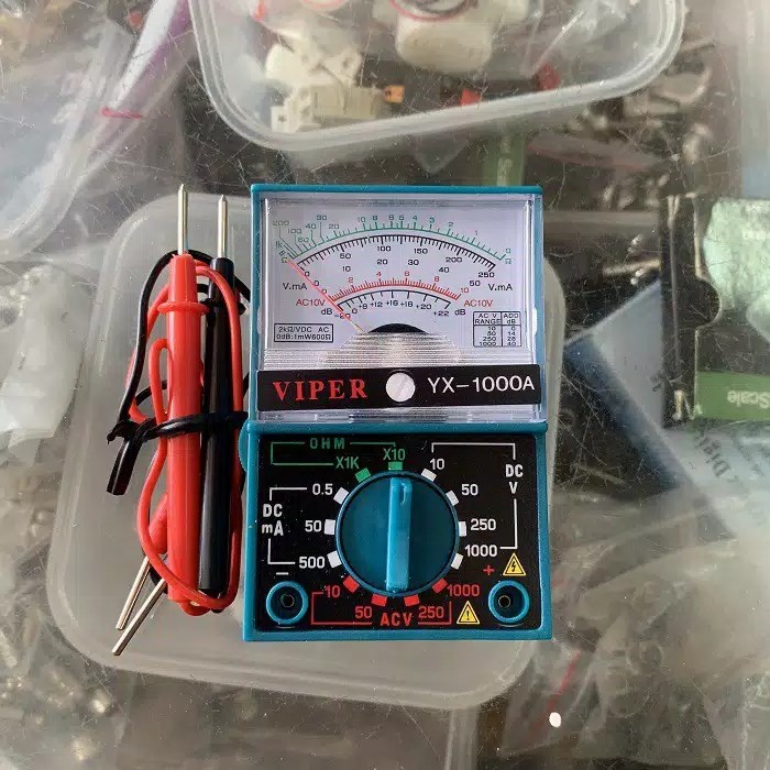 Multimeter Multitester Avometer Mini Analog Viper YX1000A